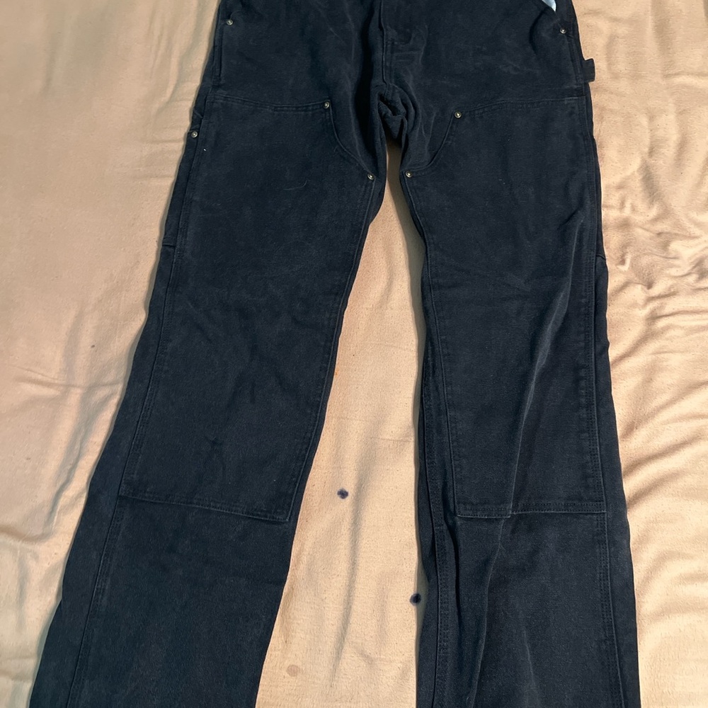 Carhartt Black Straight Double knees